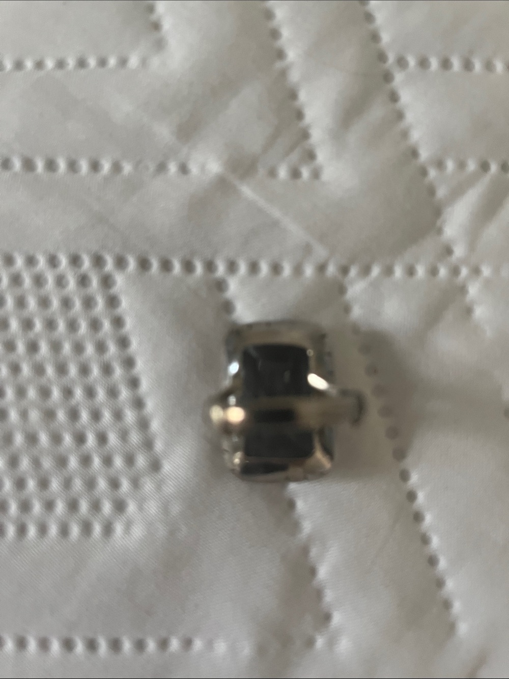 Silver Rectangular ring - Picture 3 of 3